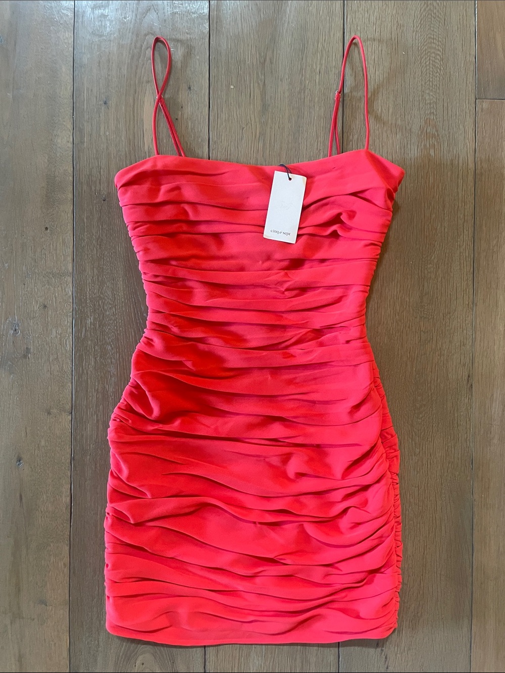 NWT cinq a sept Chili Pepper Red Dress- size 2
